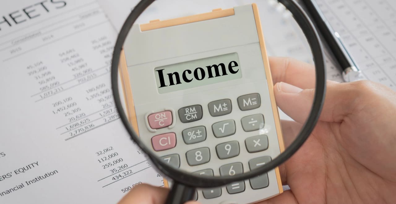 menghitung income untuk cicilan